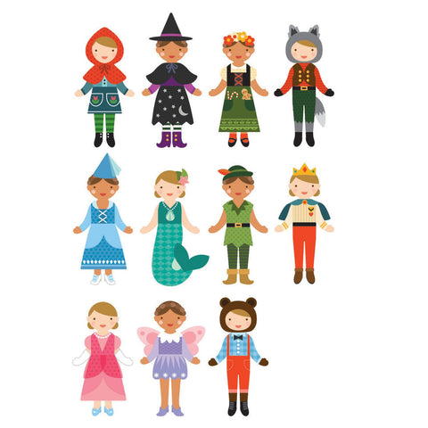 Fairy Tale Friends Magnetic Dress Up Toy Division Fairy Tale Friends Magnetic Dress Up Toy Division