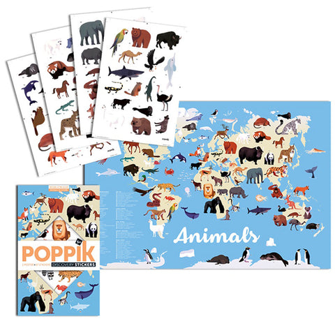 Animals Of The World - Poster + Sticker