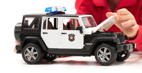 Jeep Rubicon Police Car +Light Skin Police.