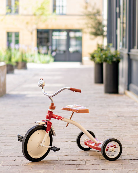 A Red Vintage Tricycle