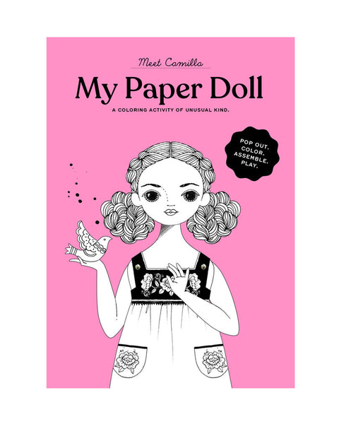 Coloring Paper Doll Kit Camilla