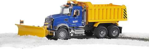 MACK Granite Dump Truck + Snow Plow Blade