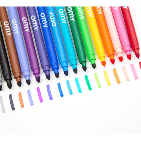 16 Ultrawashable Felt Tip Pens