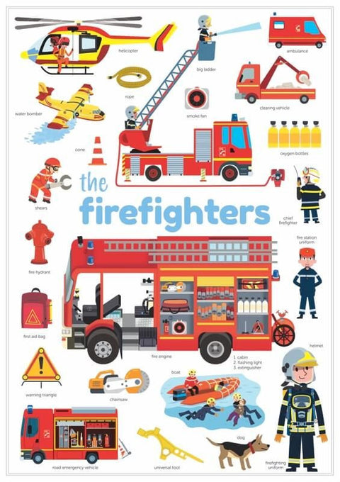 Firemens - Poster + Sticker