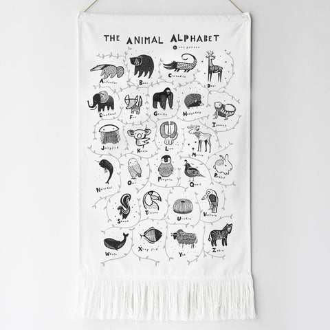 Animal Alphabet Tapestry