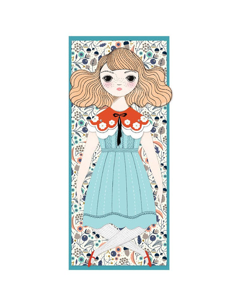 Mailable Paper Doll Card Magnolia