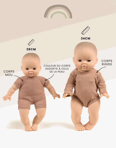 Soft Body Baby Doll - Rose