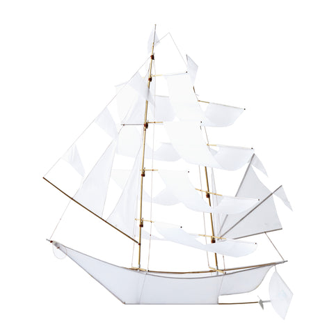 Sailing Ship Kite White - Large