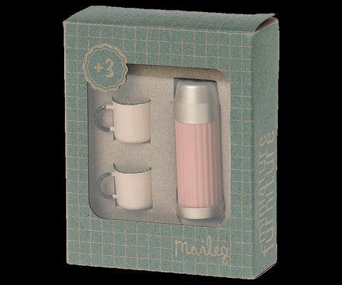 Thermos And Cups- Miniature