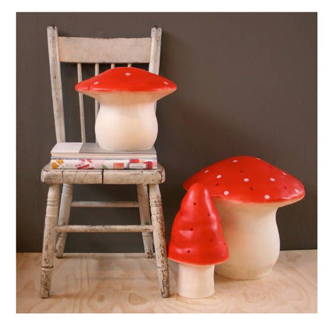 Mushroom  Lamp Red - Medium