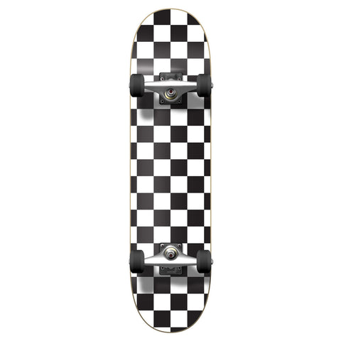Graphic Complete Skateboard 7.75" - Checker White