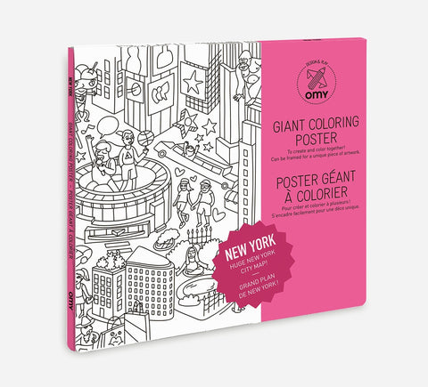 Giant Coloring Poster Folded NYC