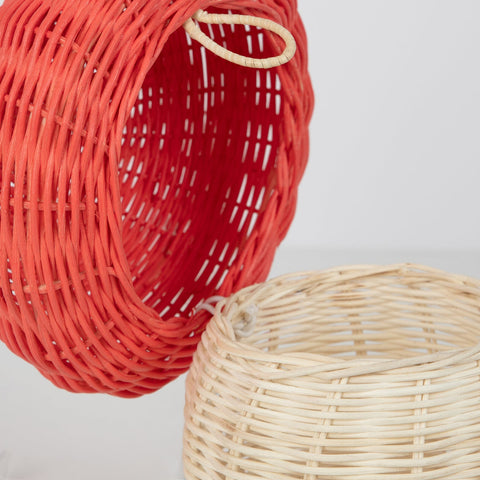Mushroom Basket Rattan