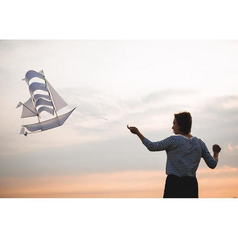 Sailing Ship Kite - Azure